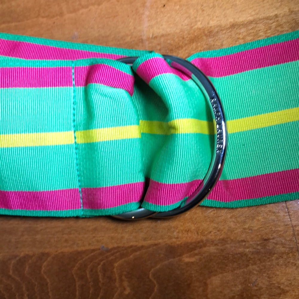 Ralph Lauren Womens Double Buckle Wrap Belt